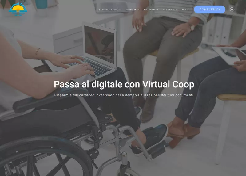 Pagina principale di virtualcoop.net